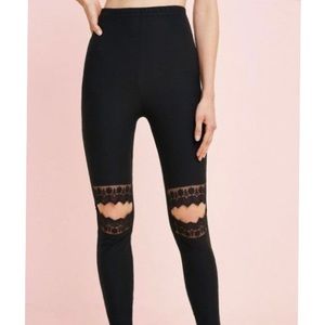 Lace Cut Leggings
